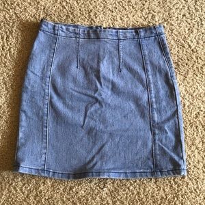 denim brandy Melville skirt